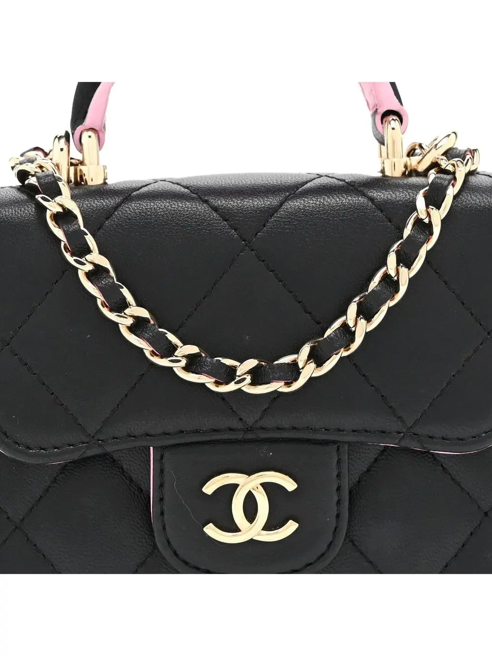 Chanel Lambskin Quilted Bi-Color Top #323524C19B